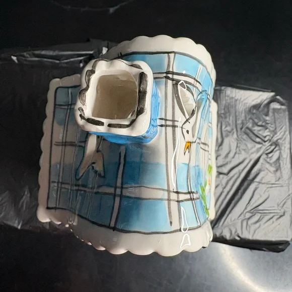 Blue sky “Peace” house tea-light candle holder - Picture 5 of 6